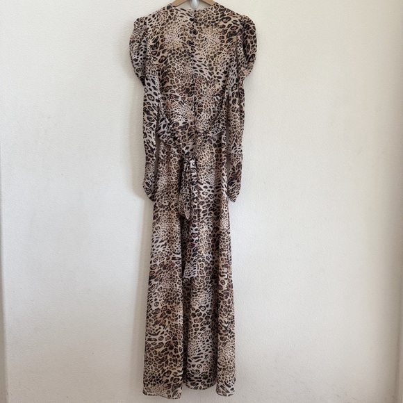 Ronny Kobo Bernadette Maxi Dress In Leopard S - Picture 10 of 10